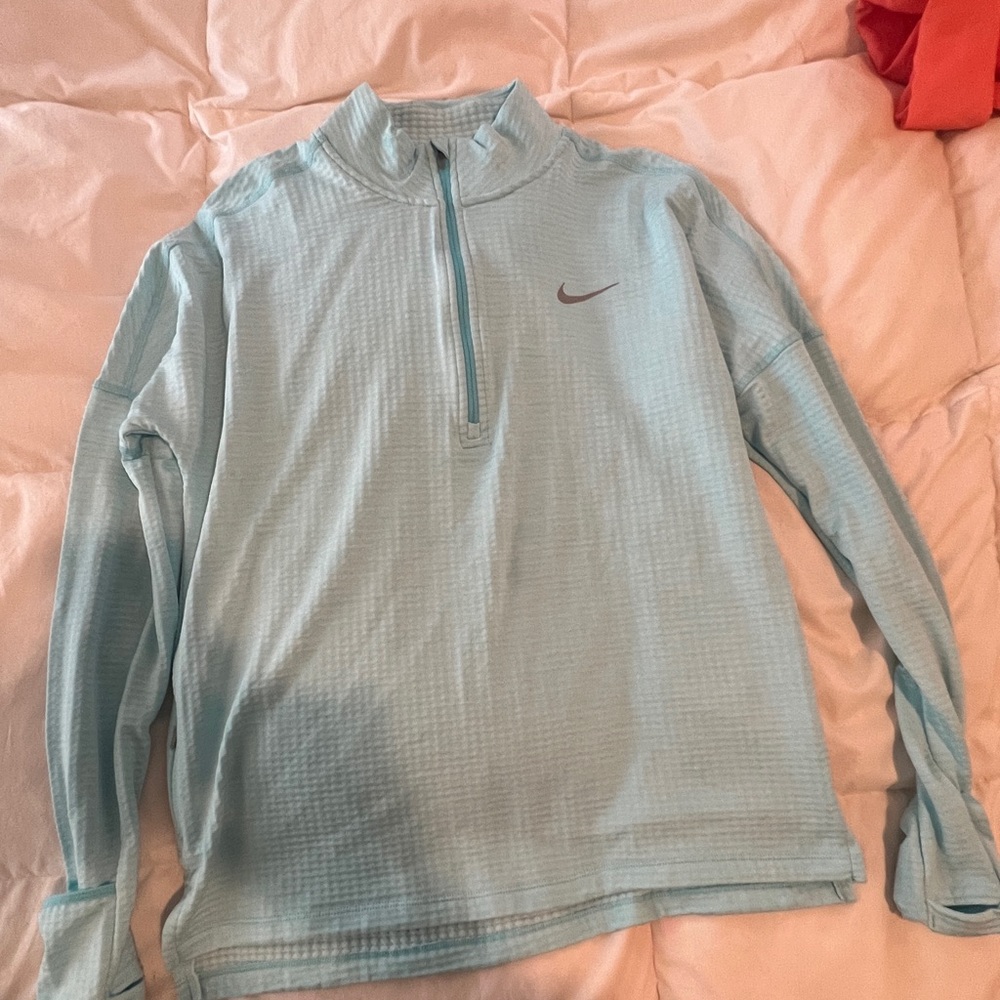 Nike Running Long sleeve top- Light Blue- Women’s- Medium